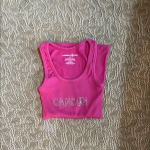 Pink Cancun Tank Top